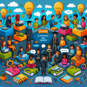 ความแตกต่างระหว่างประโยค Active Voice กับ Passive Voice ในไวยากรณ์ภาษาอังกฤษ – AI Quiz Theme Image
