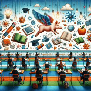 เมื่อหมูบินได้: สำนวนที่หายากและเป็นไปไม่ได้ – AI Quiz Theme Image